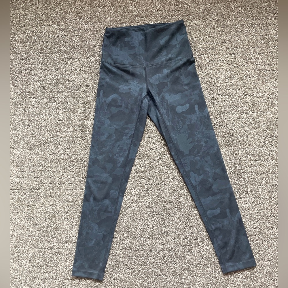 Zella Black Gray Camo leggings Size XXS